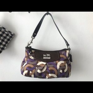 Coach handbag / wristlet / cosmetic bag